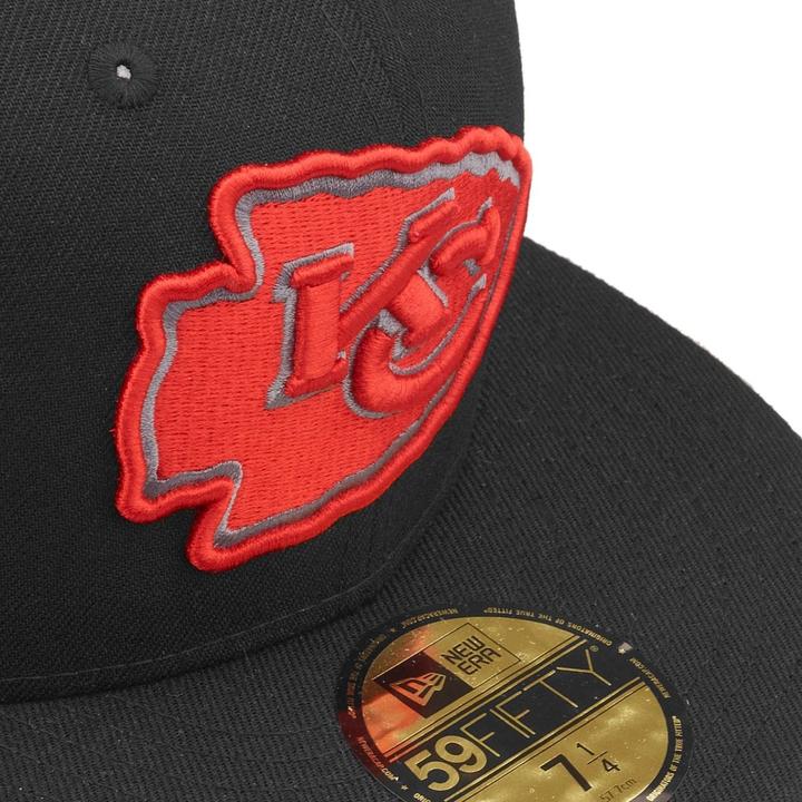 Actual product image New Era 59Fifty Fitted Cap - NFL Kansas City Chiefs noir (7 3/8)