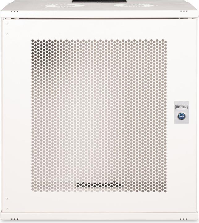 Produktbild Digitus 19" 12HE Wandgehäuse, SOHO PRO perforierte Tür, 595 x 540 x 400 mm, grau (12 HE, 19 Zoll Rack)