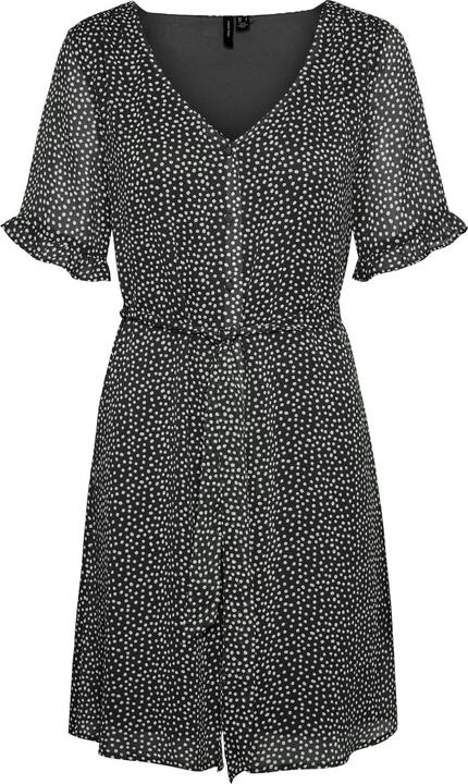 Vero Moda Gepunktetes Kleid mit kurzen Ärmeln (S)