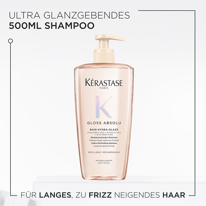 Actual product image Kérastase Bain Hydra-Glaze Gloss Absolu (500 ml, Liquid shampoo)