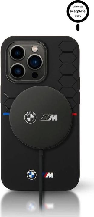 Produktbild BMW ład. indukcyjna BMCBMSPLK 15W MagSafe czarny/black M Edition (15 W)