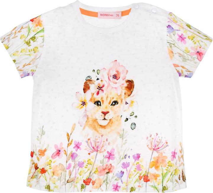 Bondi Babygirl T-Shirt kurzarm Tiger White