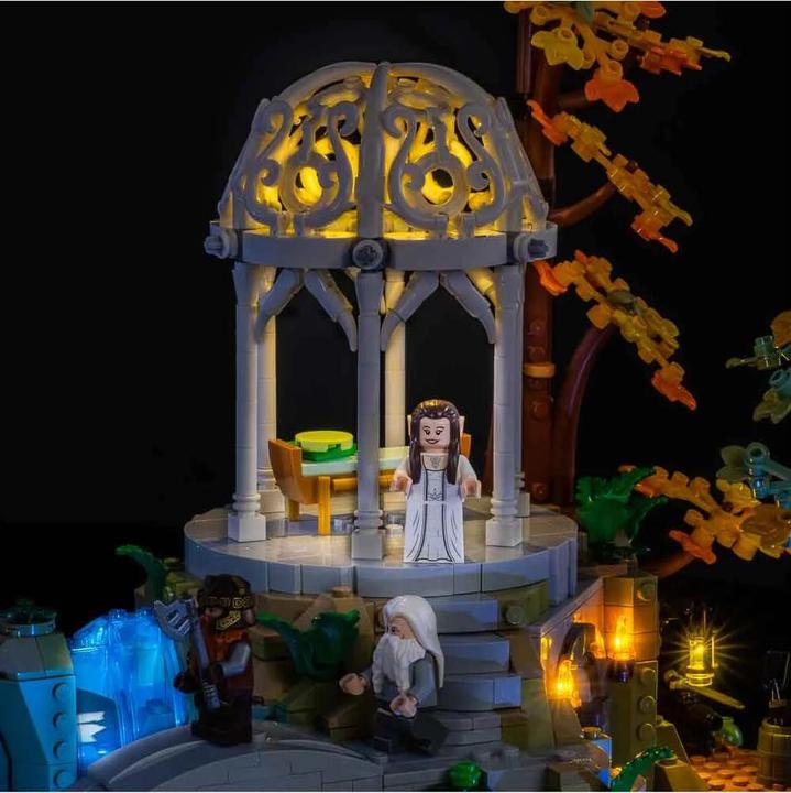 Actual product image Light my bricks LEGO The Lord of the Rings Rivendell #10316 Light Kit