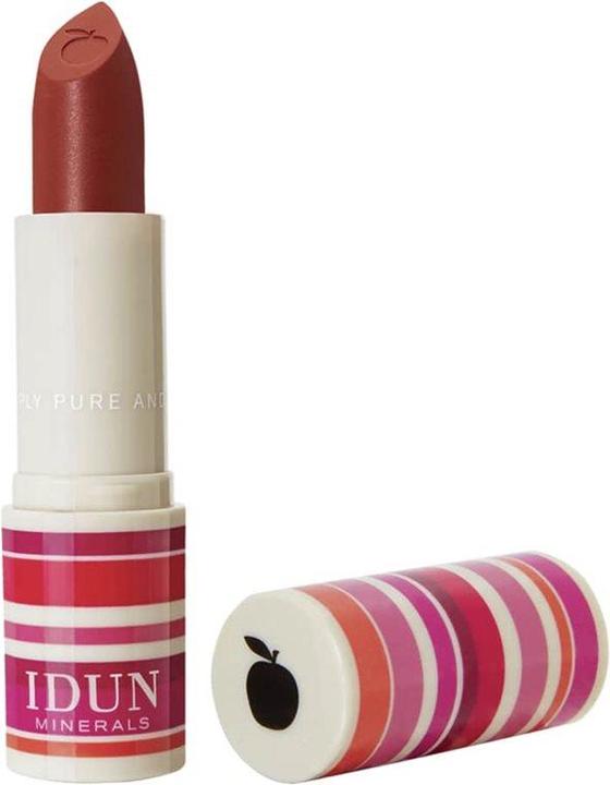 Image du produit IDUN Minerals Lipstick Jungfrubär varm roströd (Bordeaux)