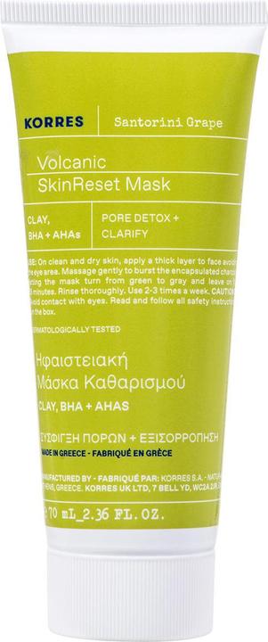 Korres Santorini Grape Skin Reset Mask Cleansing And Smoothing Face Mask 70Ml (70 ml)