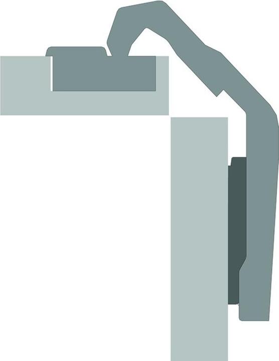 Produktbild Hettich Falttür Topfband Intermat 9930, Eckband vorliegend