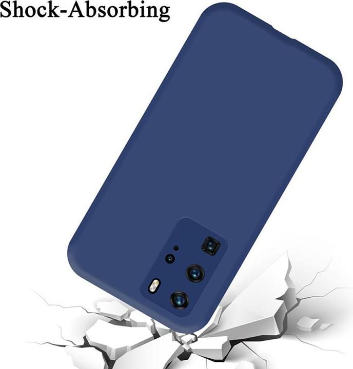 Actual product image Cadorabo TPU Liquid Silicone Case Cover (Huawei P40 Pro+)