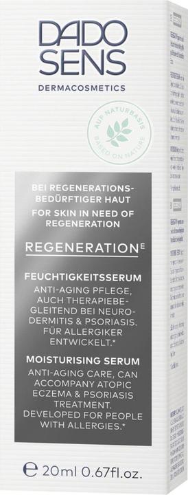 Produktbild Dado Sens REGENERATION E Feuchtigkeitsserum - Regenerationsbedürftige Haut (20 ml)