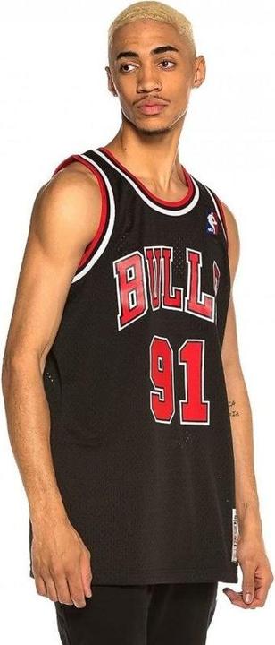 Actual product image Mitchell & Ness Swingman Jersey Chicago Bulls 199798 Dennis Rodman (M)