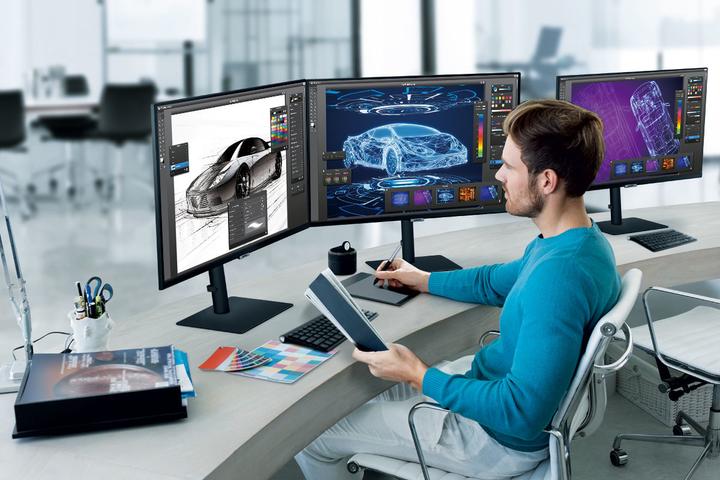 Actual product image Samsung ViewFinity S8 S80PB (3840 x 2160 Pixels, 27")