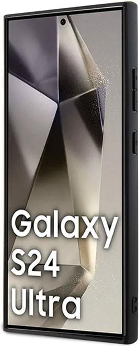 Actual product image BMW BMHCS24L22NBCK S24 Ultra S928 czarny/black Leather Carbon (Samsung Galaxy S24 Ultra)