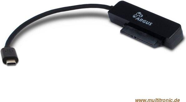 Produktbild Delock Inter-Tech USB-C3.1 Konverter/Swapper SATA3 6.4cm (2.5") Dieser SATA Konverter dient zum Anschluss e