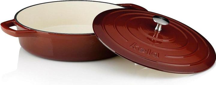 Produktbild Kela Bräter rund Calido (28 cm, Bräter + Schmortopf, Gusseisen)