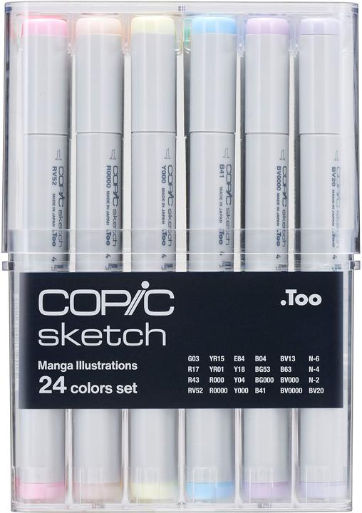 Image du produit Copic Manga Illustration (Multicolore, 3 mm, 24 x)