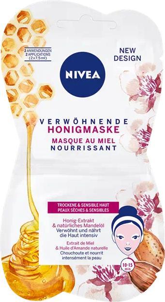 Produktbild NIVEA Gesichtsmaske Verwöhnend Multipack 24 Stück (15 ml)