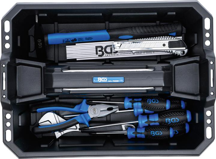 Image du produit BGS Caisse porte-outils matière plastique avec assortiment d’outils 11 pièces (11 pièces)