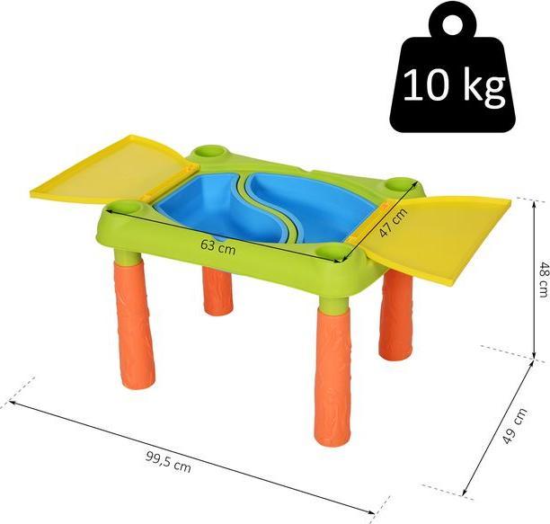 Produktbild Swisshandel24 Kinder Sand- und Wasserspieltisch matschtisch kinder outdoor Spieltisch Outdoor Kinder Sandtisch mit