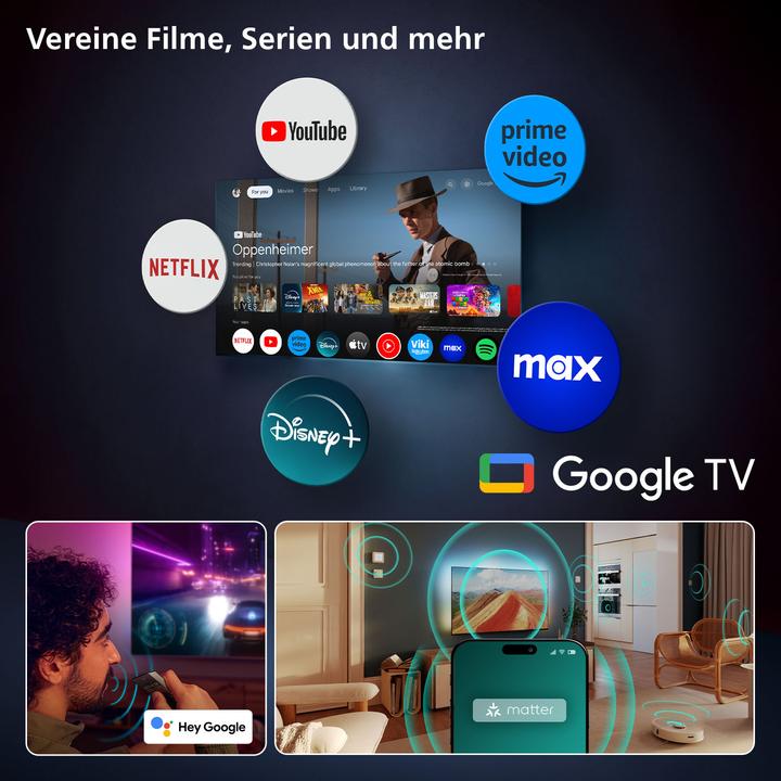 Produktbild Philips 65OLED810/12 (65", OLED810, OLED, 4K, 2025)