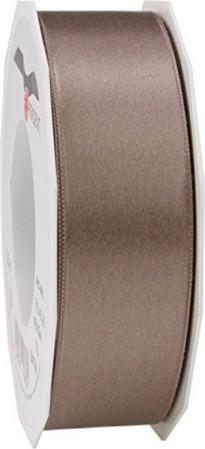 Produktbild Präsent Geschenkband Satin 25mmx5m taupe, Satinband aufgewickelt (Geschenkband)