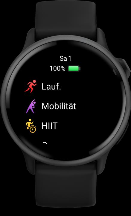 Produktbild Garmin vivoactive 6, GPS, Black/Slate, WW (42 mm, nur WLAN)
