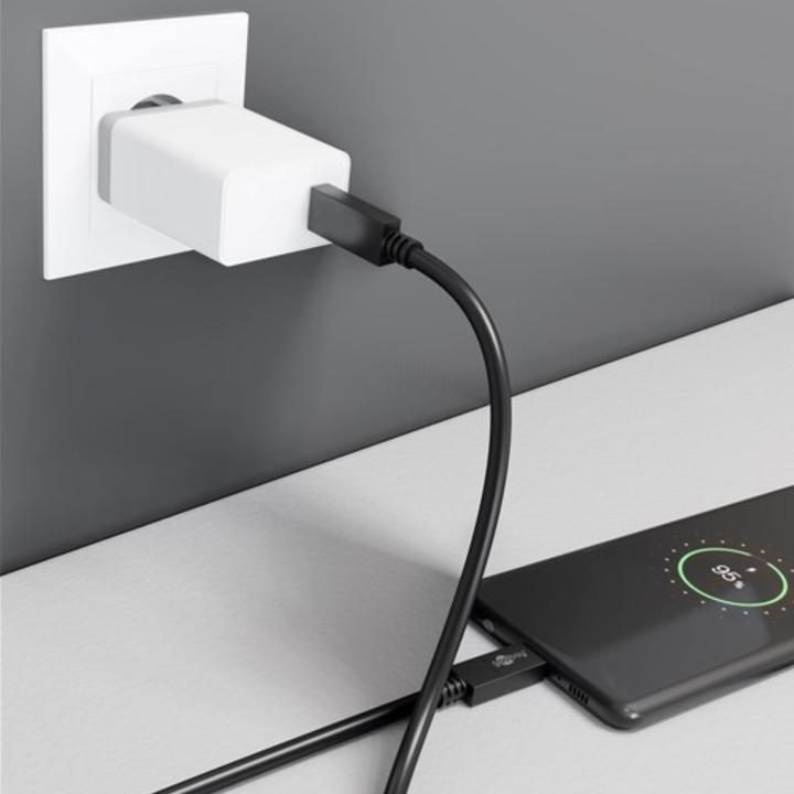 Produktbild Goobay Kabel USB USB-B - USB-C 0,5 m Schwarz (JAB-6169441) (0.50 m, USB 3.2 Gen 2, 20 W)