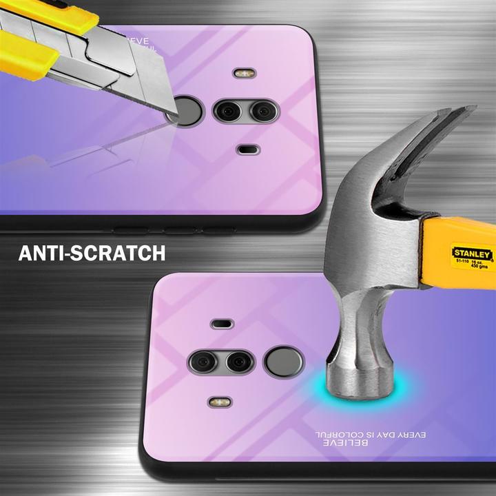 Image du produit Cadorabo Couverture en verre TPU 2 couleurs (Mate 10 Pro)
