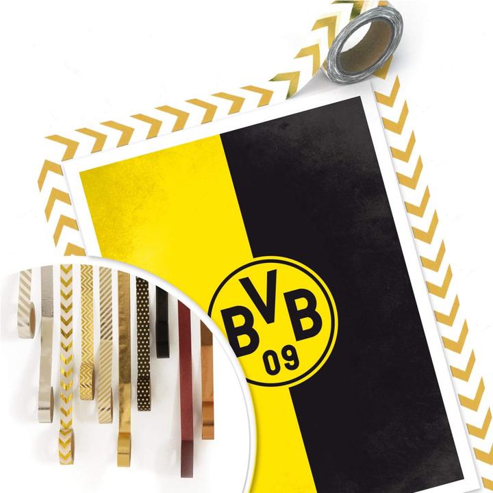 Produktbild Borussia Dortmund BVB Logo Gelb Schwarz (60 x 80 cm)