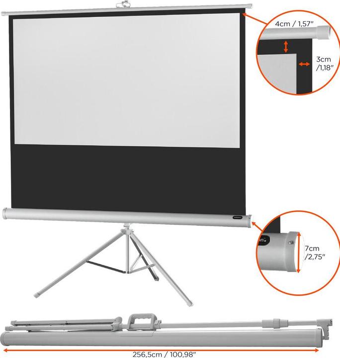 Productafbeelding Celexon Economy statiefscherm - Projectiescherm met statief - 280 cm (110") (110.24", 16:9)