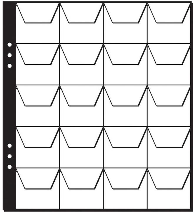 Produktbild Pagna Mnzhllen, 20 F„cher … 45 x 45 mm, 215 x 235 mm (21.5 x 23.5 cm)