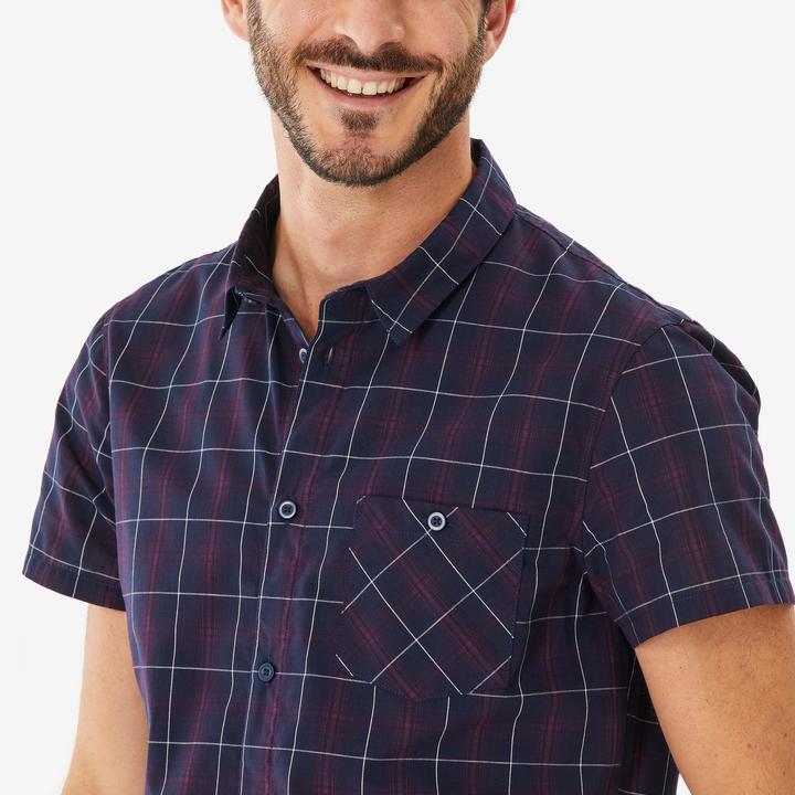 Immagine prodotto Forclaz Hemd Herren kurzarm - NH100 blau (XL)