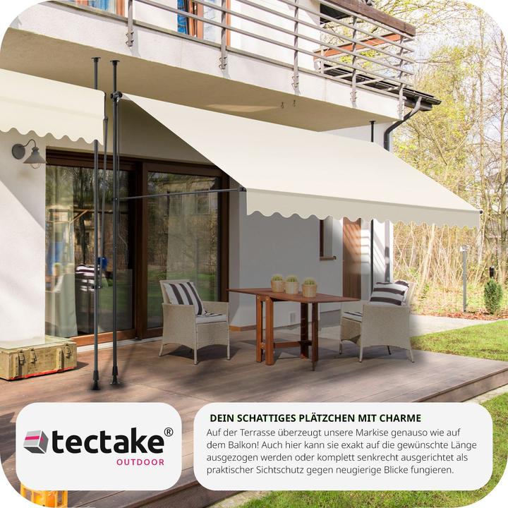 Produktbild tectake Klemmmarkise (4 m)