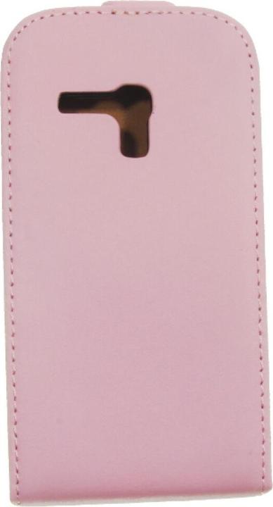 Produktbild OEM Slim Leather Flip Case Galaxy S3 mini pink (Samsung Galaxy S3 Mini)
