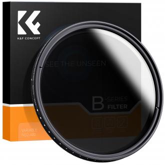 Produktbild K&F Concept B-Series Fader ND2-400 einstellbarer Graufilter – 72 mm (72 mm, ND- / Graufilter, 72 mm)