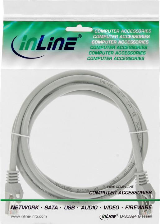 Produktbild InLine Patchkabel (SF/UTP, CAT5e, 1.50 m)