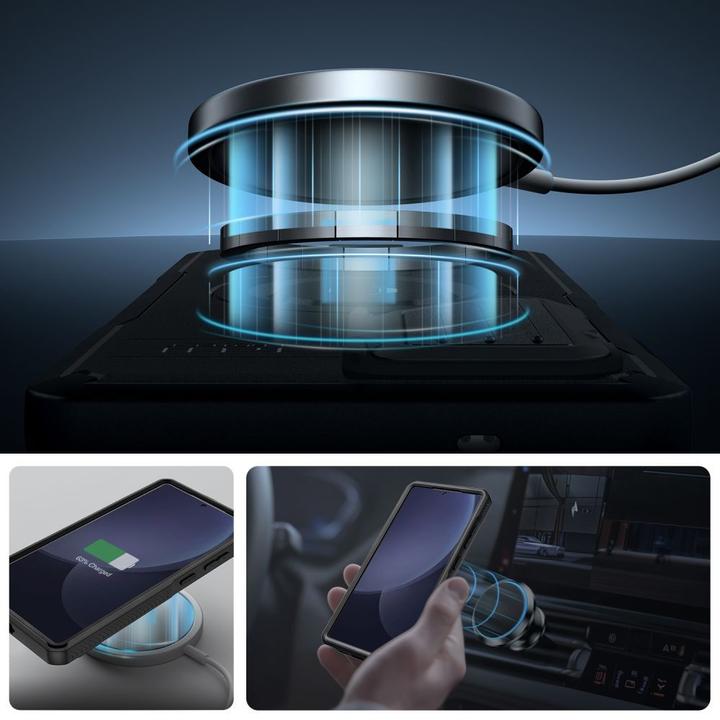 Produktbild Tech-Protect Kevlar MagSafe+ Case for Samsung Galaxy S25 Ultra - Black (Samsung Galaxy S25 Ultra)