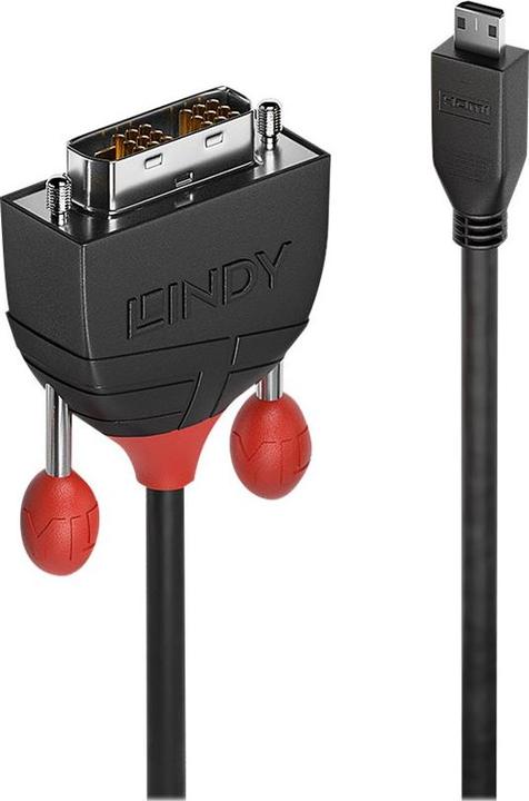 Image du produit Lindy micro HDMI (Typ D) — DVI (3 m, HDMI, DVI)