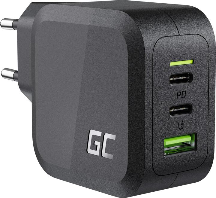 GreenCell PowerGaN USB-Chager - QuickCharge 3.0 - 3 Ports - 65W (65 W)
