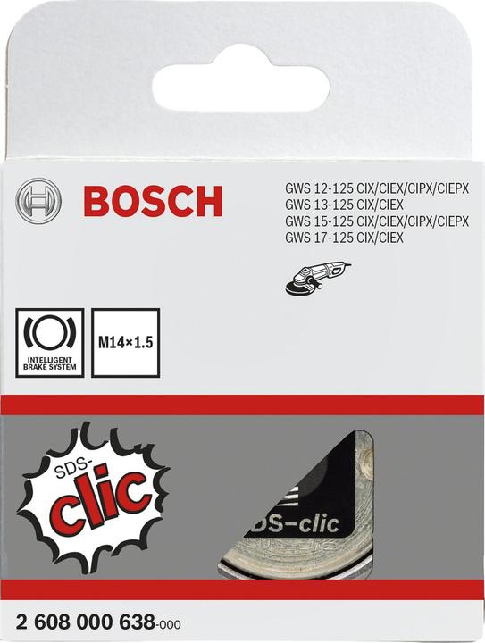 Produktbild Bosch Professional Zubehör Schnellspannmutter SDS clic, M14 x 1,5 mm