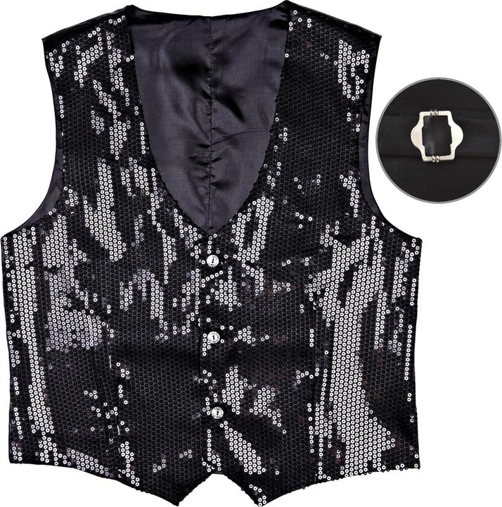 Produktbild Widmann PAILLETTENWESTE SCHWARZ für Herren, XL (XL)