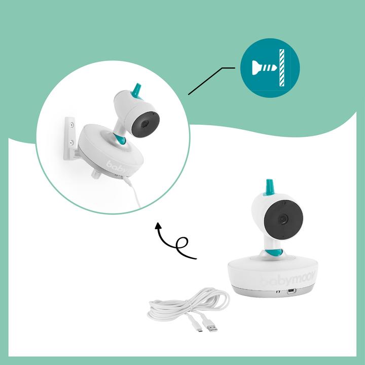 Image du produit Babymoov Caméra supplémentaire YOO-Moov (Vidéo et audio, 300 m)