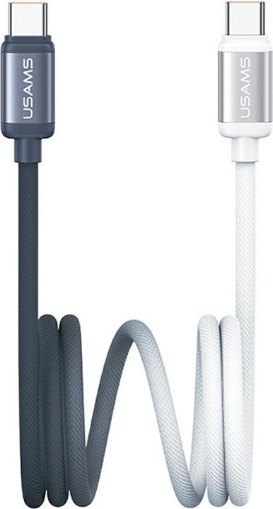Immagine prodotto Usams Cable Bicolor Series SJ756 PD 60W USB-C/USB-C 1.2m black and white (1.20 m, 60 W)