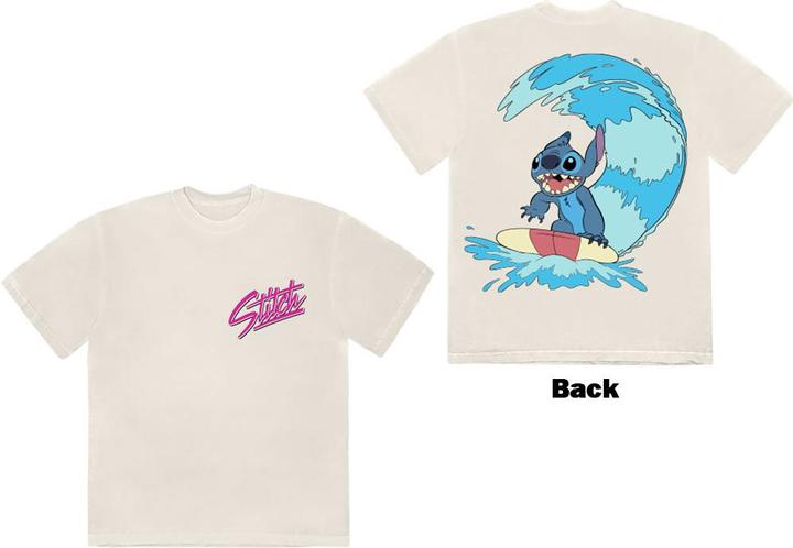 Actual product image Disney Stitch Surf Back Print (L)