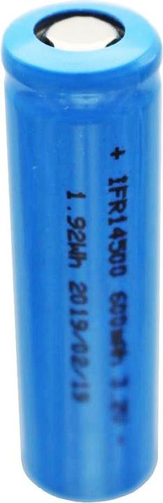 Immagine prodotto Solar Batteria IFR 14500 AA, Flat Top non protetta (1 pz., AA, 600 mAh)