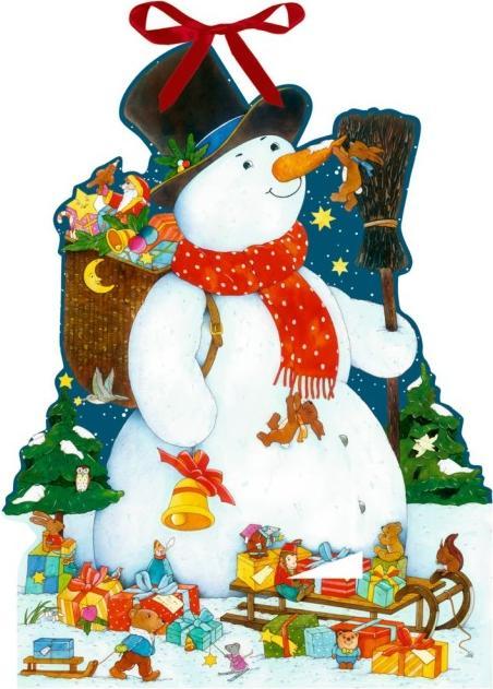 Produktbild Wand-Adventskalender Der glückliche Schneemann