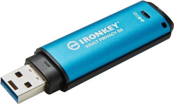 Produktbild Kingston IronKey Vault Privacy 50 (64 GB, USB-A)