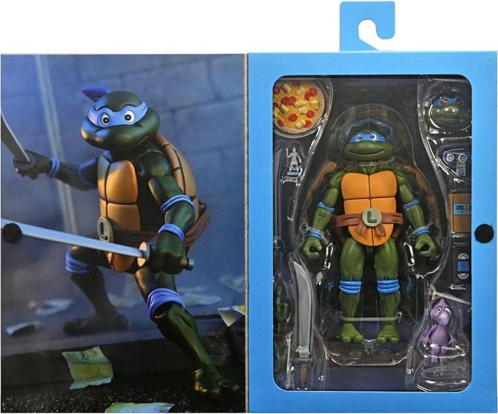 Produktbild Neca Teenage Mutant Ninja Turtles (Cartoon) Actionfigur Ultimate Leonardo VHS 18 cm