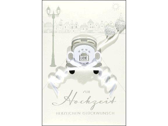 Image du produit ABC Glückwunschkarte Hochzeit 12.5 x 17.6 cm (1 pcs)