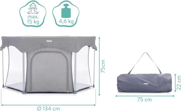 Actual product image Fillikid Athens (134 cm, 134 cm)