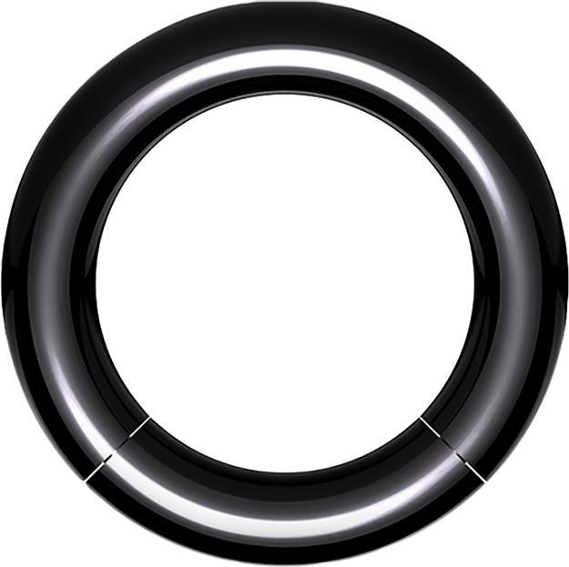 Produktbild Star Piercing Segmentring schwarz (ohne Messing, Acryl)