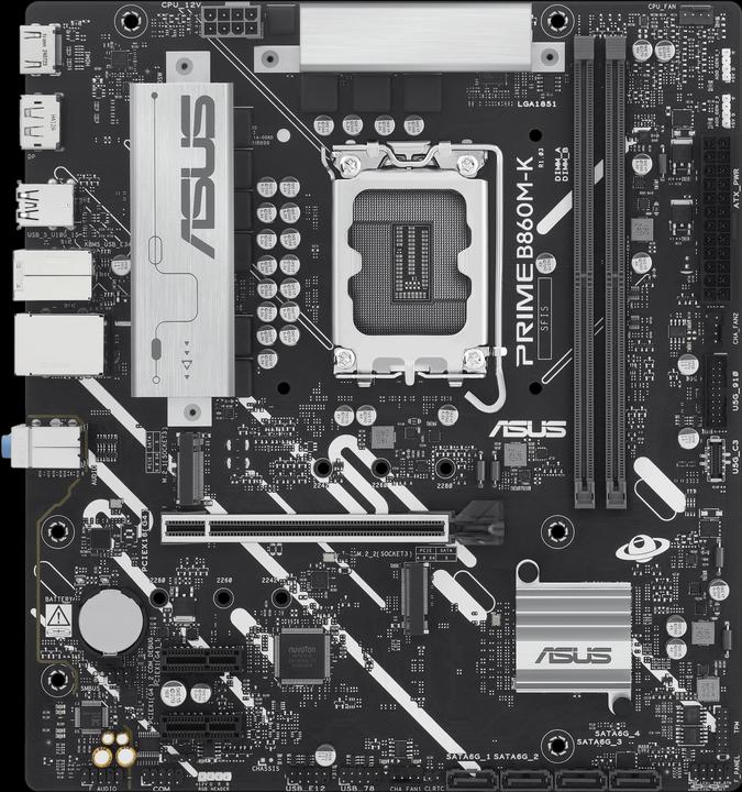 Actual product image ASUS PRIME B860M-K (LGA 1851, Intel B860, mATX)